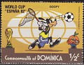 Dominica 1982 Walt Disney 1/2 ¢ Multicolor Scott 744